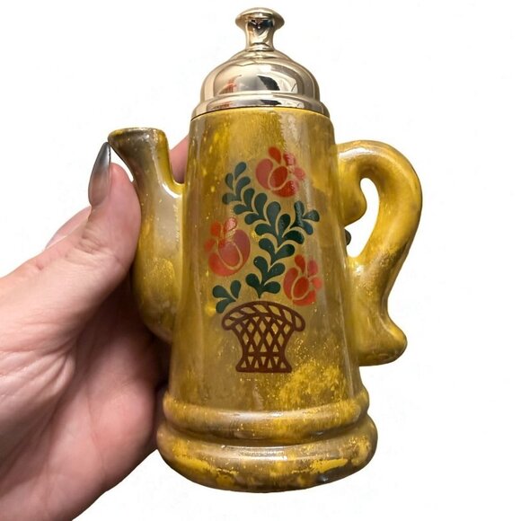 NIB Vintage Avon Koffee Klatch Lemon Velvet Bath Foam | Full Teapot Bottle & Box - Picture 7 of 9